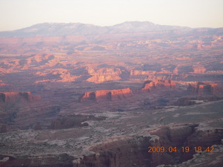 217 6uk. Canyonlands National Park - sunset at Grandview Point