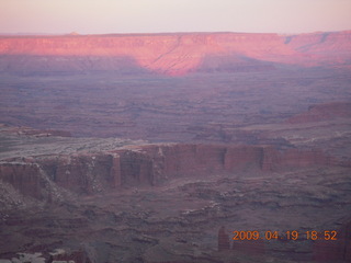 223 6uk. Canyonlands National Park - sunset at Grandview Point