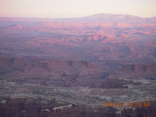 225 6uk. Canyonlands National Park - sunset at Grandview Point