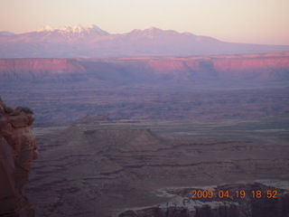 226 6uk. Canyonlands National Park - sunset at Grandview Point