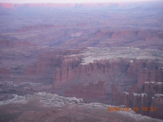 228 6uk. Canyonlands National Park - sunset at Grandview Point