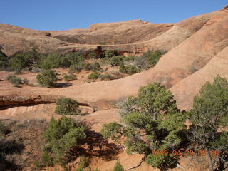 Arches National Park - Devil's Garden hike - Landscape Arch sign