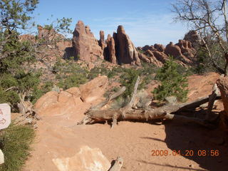 Arches National Park - Devil's Garden hike - suggestive stone