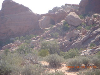 Arches National Park - Devil's Garden hike - Double-O Arch from 'behind'