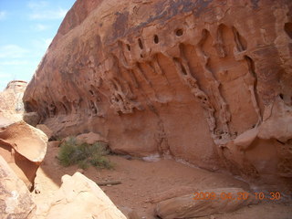 Arches National Park - Devil's Garden hike - two fellows atop Double-O Arch