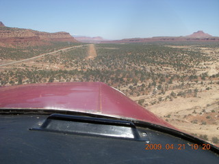 79 6um. Fry Canyon (UT74) - flying around with Charles Lawrence - on final