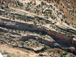 140 6um. Fry Canyon (UT74) - slot canyon - aerial