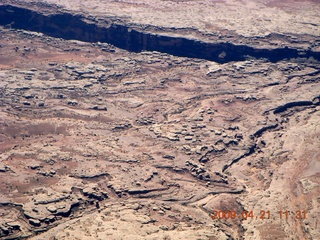 145 6um. aerial - north of Monument Valley