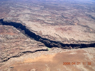 148 6um. aerial - north of Monument Valley