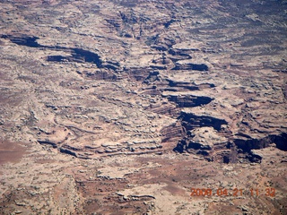 150 6um. aerial - north of Monument Valley