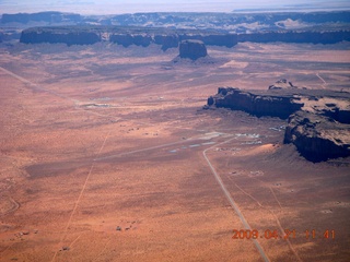 154 6um. aerial - Monument Valley