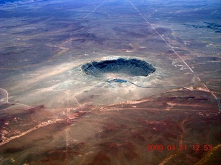 161 6um. aerial - meteor crater