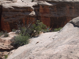 Charles Lawrence photo - Charles and Adam and N4372J at Fry Canyon