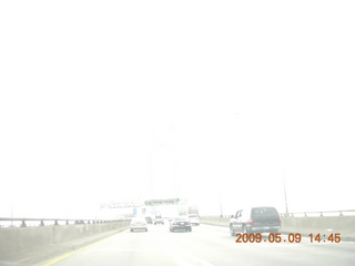 aerial - collapsed bridge near Globe Airport (P13)