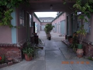 morning run in Santa Monica - my motel