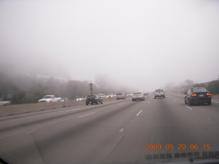 2 6vl. fog and low clouds over Santa Monica