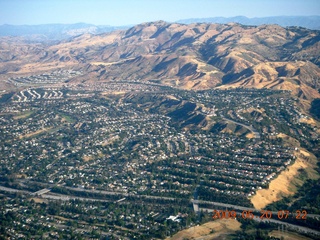 8 6vl. aerial - Los Angeles area near Van Nuys (VNY)