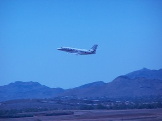 RV4-something getting painted at Falcon Field (FFZ)