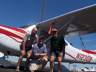 Ken's pictures - Deer Valley Airport (DVT) tower tour - Ken Calman, Antoine, and Adam