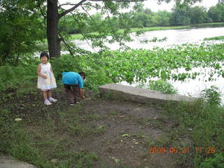 Pennypack Park by the Delaware River - Cecelia and Gaby