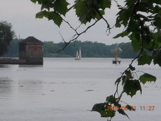 Pennypack Park by the Delaware River - sailboat