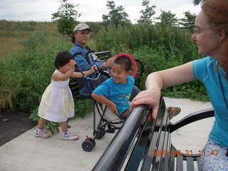 434 6wm. Pennypack Park by the Delaware River - Cecelia, Ivan, Gaby, Betsy