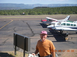 Ken's pictures - Deer Valley Airport (DVT) tower tour - Ken Calman, Antoine, and Adam