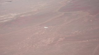 75 6ww. Markus's photo - meteor crater and N4372J in-flight photo