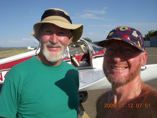 Markus's photo - aerial - Adam flying N4372J - in-flight photo at meteor crater