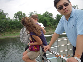 113 6xq. China eclipse - Li River  boat tour