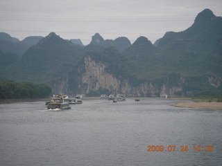 115 6xq. China eclipse - Li River  boat tour