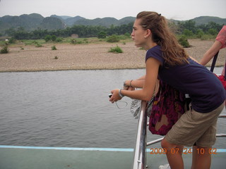 120 6xq. China eclipse - Li River  boat tour