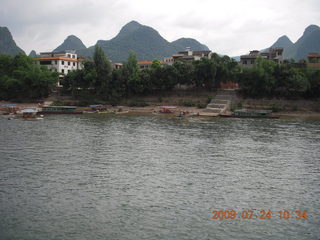 183 6xq. China eclipse - Li River  boat tour