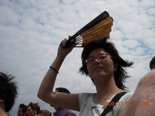 198 6xq. China eclipse - Li River  boat tour