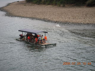 213 6xq. China eclipse - Li River  boat tour