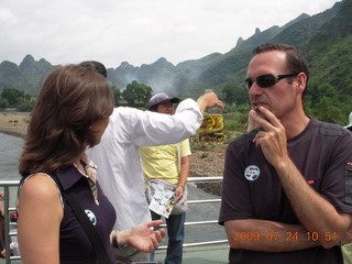 228 6xq. China eclipse - Li River  boat tour