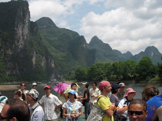 298 6xq. China eclipse - Li River  boat tour