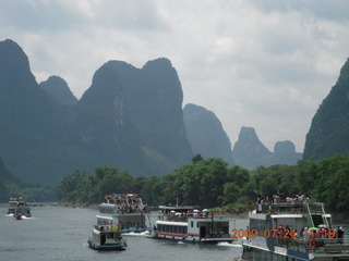 306 6xq. China eclipse - Li River  boat tour