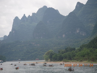 312 6xq. China eclipse - Li River  boat tour
