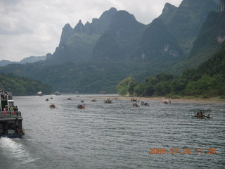 313 6xq. China eclipse - Li River  boat tour