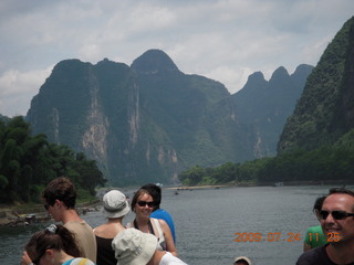 314 6xq. China eclipse - Li River  boat tour