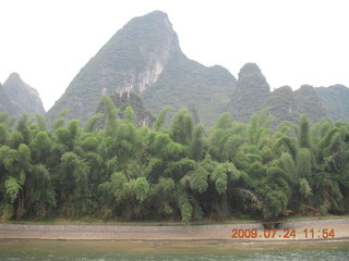 374 6xq. China eclipse - Li River  boat tour