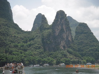 395 6xq. China eclipse - Li River  boat tour