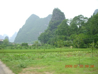 92 6xr. China eclipse - Yangshuo bicycle ride