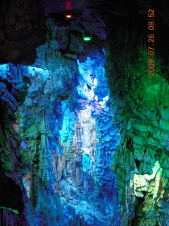 68 6xs. China eclipse - Guilin - Reed Flute Cave (really low light, extensive motion stabilization)
