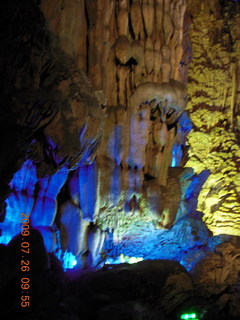 72 6xs. China eclipse - Guilin - Reed Flute Cave (really low light, extensive motion stabilization)