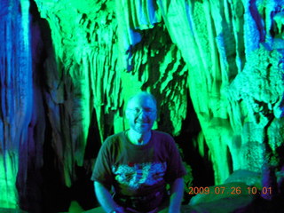 81 6xs. China eclipse - Guilin - Reed Flute Cave - Adam (really low light, extensive motion stabilization)