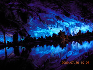 87 6xs. China eclipse - Guilin - Reed Flute Cave (really low light, extensive motion stabilization)
