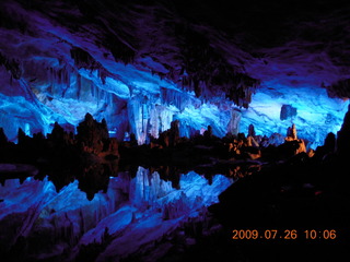 88 6xs. China eclipse - Guilin - Reed Flute Cave (really low light, extensive motion stabilization)