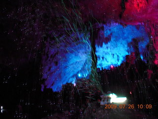 89 6xs. China eclipse - Guilin - Reed Flute Cave (really low light, extensive motion stabilization)
